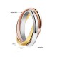 Trendy Irregular Stainless Steel Finger Ring Stylish Colorful Rings Creative Jewerly For Women