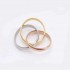 Trendy Irregular Stainless Steel Finger Ring Stylish Colorful Rings Creative Jewerly For Women