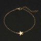 Trendy Multi-layer Anklet Moon Star Pearl Pendant Chain Anklet Bohemian Jewelry for Women