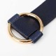 Trendy PU Leather Alloy Circle Bracelet For Women