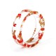 Trendy Resin Flower Invitation Ring Creative Dried Flower Manual Women Finger Rings