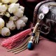 Trendy Tassel Zinc Alloy Rivet Long Necklace Zircon Irregular Sweater Chain for Women