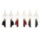 Trendy Tassels Wood Shell Ear Drop Elegant Earrings