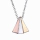 Triangle Geometric Love Arrow Letter Women Couple Necklaces Chain