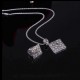 Turkey Series Crystal Necklace Diamond Ring Retro Earrings Gift Jewelry Set