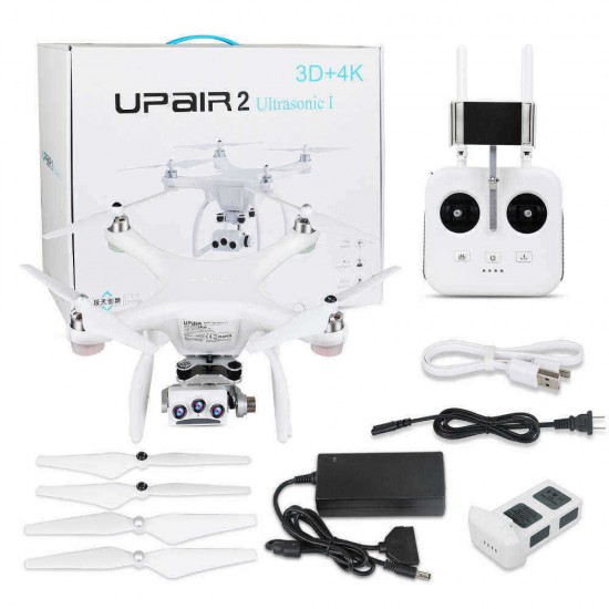 UPair 2 Ultrasonic 5.8G 1KM FPV 3D + 4K + 16MP Camera With 3 Axis Gimbal GPS RC Quadcopter Drone RTF