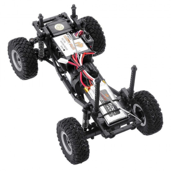 URUAV 1/24 4WD 2.4G Mini RC Car Crawler Model Vehicle Waterproof RTR With Two Battery