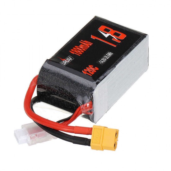 URUAV 14.8V 1800mAh 120C 4S Lipo Battery XT60 Plug for RC Racing Drone