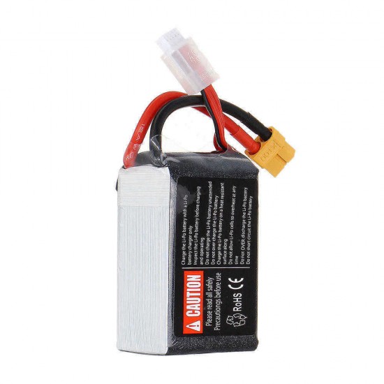 URUAV 14.8V 1800mAh 120C 4S Lipo Battery XT60 Plug for RC Racing Drone