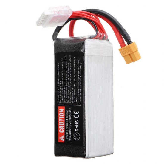 URUAV 22.2V 2200mAh 65C 6S Lipo Battery for RC Racing Drone Helicopter