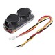 URUAV UR8 5V Duo Buzzer 31x13mm Over 110dB BB Alarm 3 Working Modes w/ Battery & LED for RC Drone FPV Racing