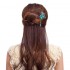 Unique Women Hair Accessories Vintage Butterfly Rhinestone Turquoise Tassel Hairpin