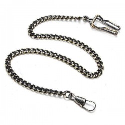 Unisex Alloy Vintage Bronze Quartz Pocket Watch Necklace Chain