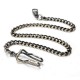 Unisex Alloy Vintage Bronze Quartz Pocket Watch Necklace Chain