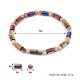 Unisex Ethnic Hematite Beads Anklet Classic Colorful Beaded Ankle Bracelets Creative Jewerlys