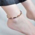 Unisex Ethnic Hematite Beads Anklet Classic Colorful Beaded Ankle Bracelets Creative Jewerlys