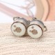 Unisex Funny Button Led Ear Clip Halloween Christmas Party Earrings Gift Accessories