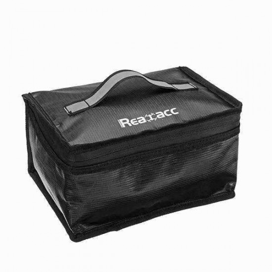 Upgraded Realacc Fireproof Waterproof Lipo Battery Safety Bag(220x155x115mm) With Luminous Handle