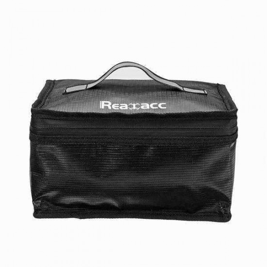 Upgraded Realacc Fireproof Waterproof Lipo Battery Safety Bag(220x155x115mm) With Luminous Handle