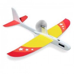 Upgraded Super Capacitor Electric Hand Throwing Free-flying Glider DIY Airplane Model