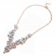 V-Neck Bohemian Necklace Crystal Pearl Accessories Summer Fashion Jewelry for Women