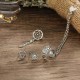 Vintage Alloy Sun Leaf Love Chain 4 Sets of Earrings Combination Set Earrings for Women