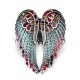 Vintage Inlaid Angelic Angel Wings Ring Elasticity Finger Rings for Women