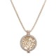 Vintage Life Tree Fragrance Necklace Zinc Alloy Aromatherapy Box Necklace For Women