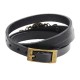 Vintage Men Women Genuine Leather 3 Layers Bracelet Jewelry Eye Adjustable Wristband