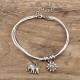 Vintage Multilayer Elephant Sun Charm Anklet Bohemian Ankle Bracelets Ankle Rings Beach Jewelry