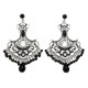 Vintage Rhinestone Crystal Hollow Beads Tassel Earrings Ear Drops