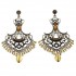 Vintage Rhinestone Crystal Hollow Beads Tassel Earrings Ear Drops