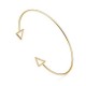 Vintage Simple Geometric Triangle Opening Bracelet For Women