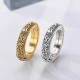 Vintage Stereoscopic Astronomical Ball Copper Ring Constellation Digital Retro Pattern Finger Ring