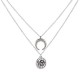 Vintage Sun Moon Pendant Necklace Charm Chain Multilayer Necklace Jewelry For Women