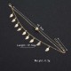 Vintage Tassels Leaves Anklets Alloy Round Bead Double Layer Women Anklet