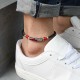 Vintage Unisex Ankle Bracelets Lucky Red Rope Ethnic Adjustable Anklet Beach Barefoot Jewelry