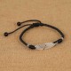 Vintage Unisex Anklet Bracelet Lucky Red Rope Ethnic Feather Charm Anklet for Women Men