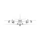 WLTOYS A120-A380 Airbus 510mm Wingspan 2.4GHz 3CH RC Drone Airplane Fixed Wing RTF With Mode 2 Remote Controller Scale Aeromodelling