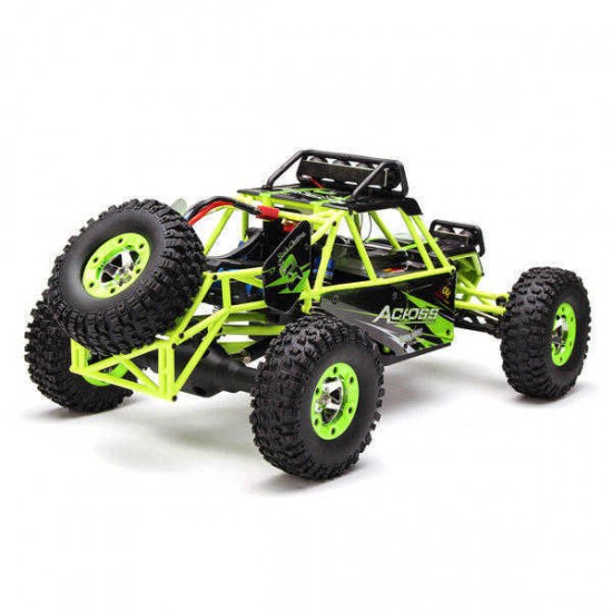 WLtoys 12428 2.4G 1/12 4WD Crawler RC Car With LED Light