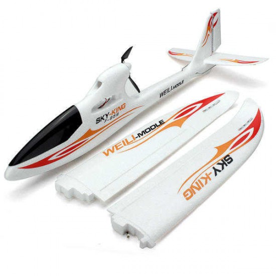 WLtoys F959 Sky King 2.4G 3CH 750mm Wingspan RC Airplane With Led RTF