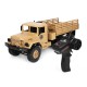 WPL B16 1/16 2.4G 6WD Military Truck Crawler Off Road RC Car With Light RTR