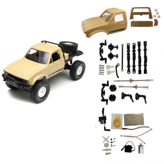 WPL C14 2.4G 1/16 Four Drive Climber RC Car KIT With Servo Motor