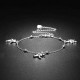 Women Jewelry Silver Plated Anklet Starfish Pendant Metal Ankle Bracelet