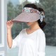 Women Summer Wide Brim Sun Bucket Hat Foldable Anti-UV Gardening Visor Cap