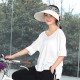 Women Summer Wide Brim Sun Bucket Hat Foldable Anti-UV Gardening Visor Cap