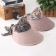 Women Summer Wide Brim Sun Bucket Hat Foldable Anti-UV Gardening Visor Cap