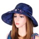 Women Summer Wide Brim Sunscreen Hats Foldable Mesh Breathable Sun Hat