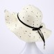 Women Sun Flower Casual Hat Outdoor Summer Sunshade Collapsible Straw Cap