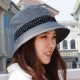 Women Sun Protection Wide Brimmed Bucket Hat Outdoor Sunscreen Fisherman Cap